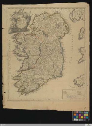 Le Royaume d'Irlande : Divisé En Provinces, Comtés Et Baroneries; Suivant les Nouvelles Observ.ts