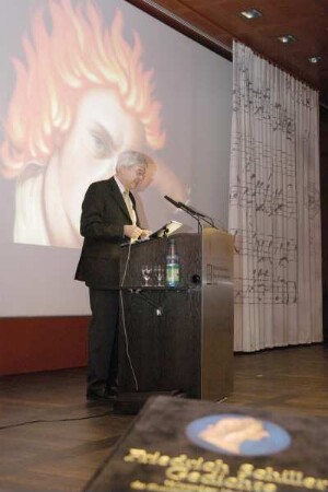 Bildervortrag über "Schillers Bedeutung in Literatur, Kunst und Musik. 1805-2005" von Prof. Dr. Stephan Füssel im Vortragssaal der SLUB