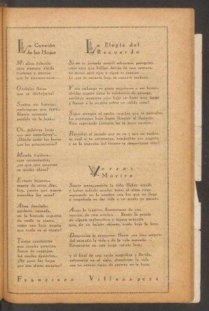 La elegía del recuerdo