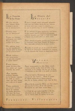 La elegía del recuerdo