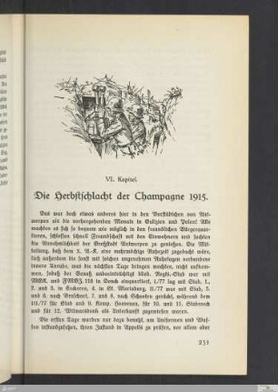 VI. Kapitel: Die Herbstschlacht der Champagne 1915