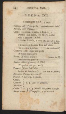 Scena XVII = Siebzehnte Scene
