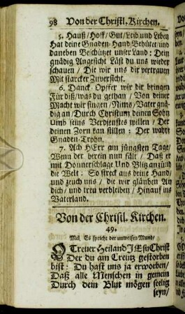 Von der Christl. Kirchen.