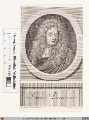 Bildnis Samuel Pufendorf (1694 Frhr. von)