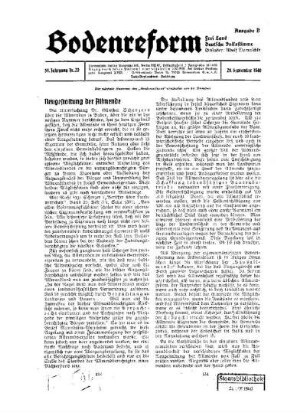 Neugestaltung der Allmende