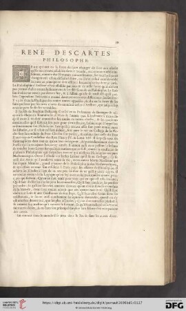 René Descartes, philosophe