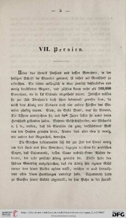 VII. Persien