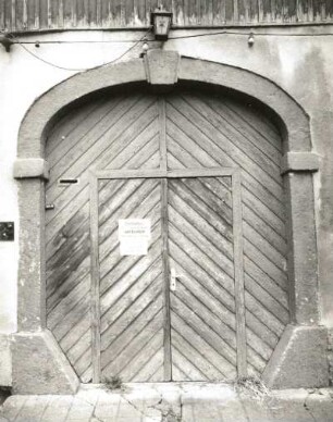 Oberwiesenthal, Annaberger Straße 45. Wohnhaus. Tor (bezeichnet 1780)