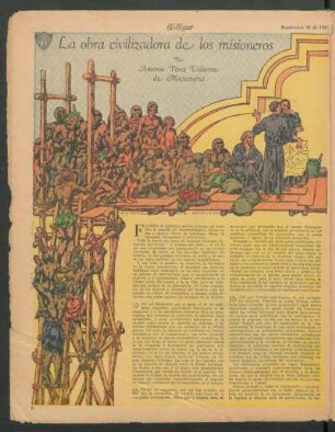 La obra civilizadora de los misioneros en la República Argentina