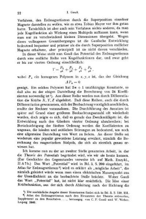 Potentialtheorie.