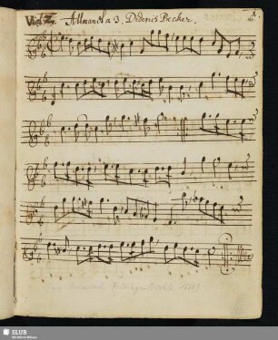 1. Becker, Dietrich: Allemandes
