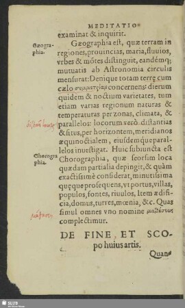 De Fine Et Scopo huius artis