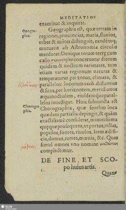De Fine Et Scopo huius artis