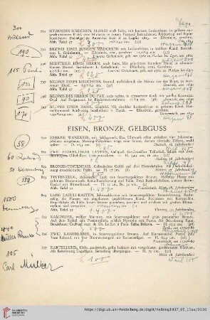 Eisen, Bronze, Gelbguss (Nr. 800-809)