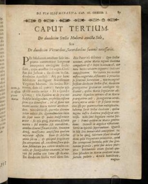 87-160, Caput III. De duodecim Stellis Mulieris amicta Sole, seu de duodecim virtutibus, sacerdotibus summe necessariis.