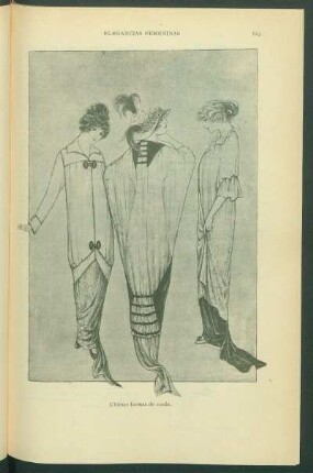 Últimas formas de moda.