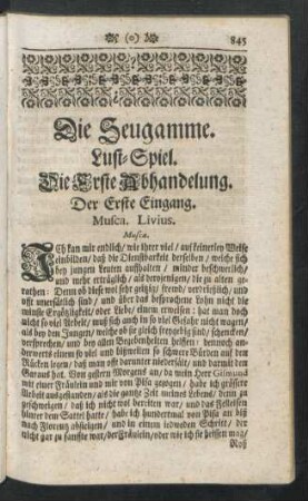 Die Erste - Andere Abhandelung.