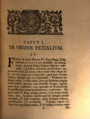De Fetialibvs Popvli Romani