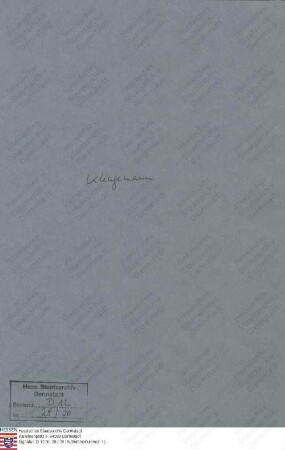 Klingemann, [Ernst] August [Friedrich], Dr. in Braunschweig