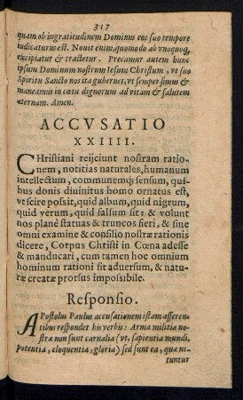 Accusatio XXIIII.