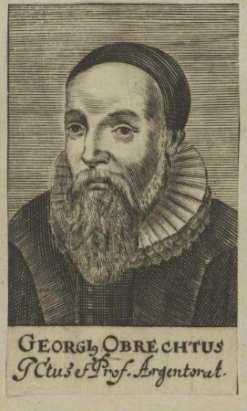 Bildnis des Georgius Obrechtus