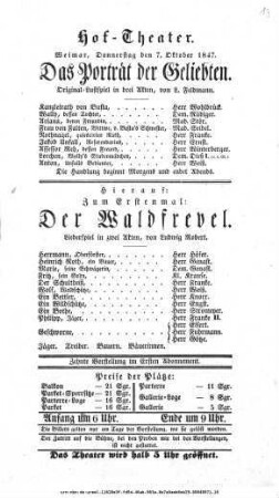 Der Waldfrevel