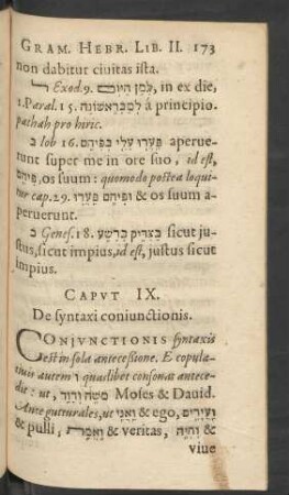 Caput IX. De syntaxi coniunctionis.
