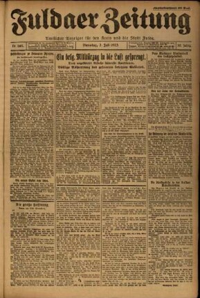 Ausgabe vom Dienstag, den 03. Juli 1923.