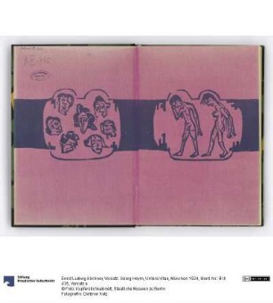 Vorsatz. Georg Heym, Umbra Vitae, München 1924