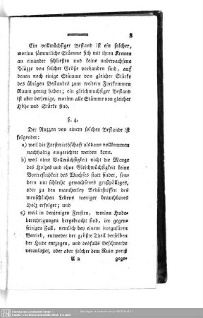 § 4. Der Nuzzen von einem solchen Bestande