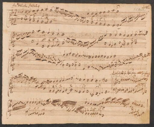 In dulci jubilo; org; A-Dur; BWV 729a