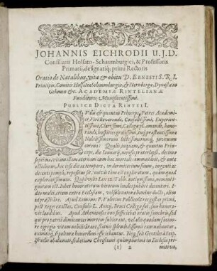 Oratio de Natalibus, vita & obitu D. Ernesti [...]