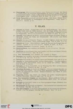 Glas (Nr. 319-351)
