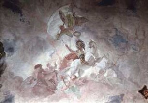 Allegorie des Krieges und Darstellung der österreichischen Militärmacht während des 7-jährigen Krieges