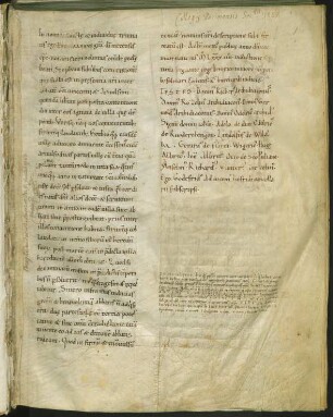 Verlautbarung aus dem Jahr 1084, lat.