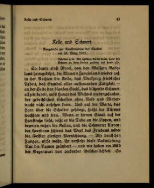 43-52, Kelle und Schwert
