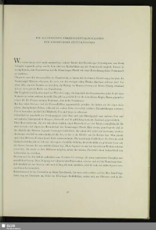 Die Allgemeinen Formeigentümlichkeiten Der Naumburger Stifterfiguren