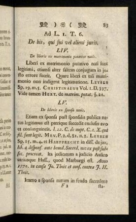 83-107, Ad L. I. T. 6. De his, qui sui vel alieni juris.