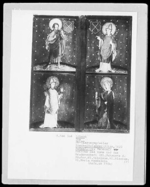 Altar der Heiligen Schnitzaltar der Maria-Magdalenen-Bruderschaft der Stecknitzfahrer