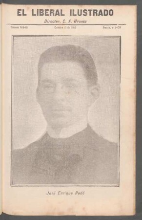 José Enrique Rodó - [Fotografía]