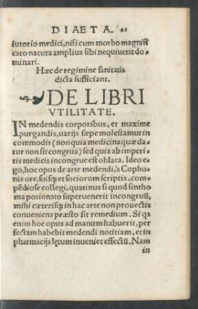 De Libri Utilitate.