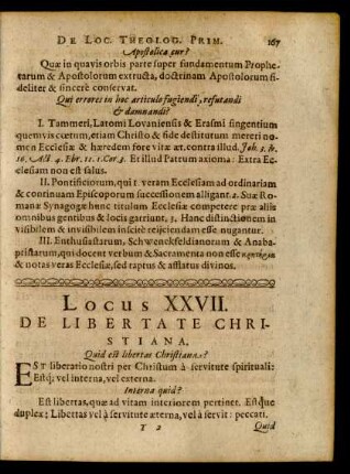 Locus XXVII.