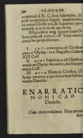 Enarratio Noni Cap. Danielis.