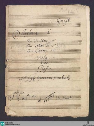 Symphonies - Don Mus.Ms. 1990 : G; BryVa G8