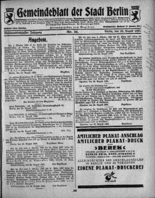 1926,35: Nr. 35, 29. August 1926