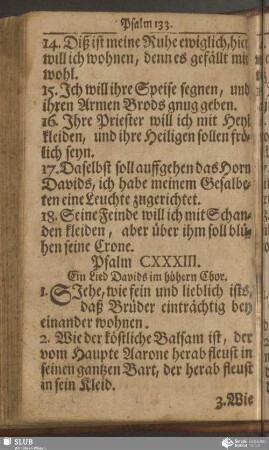 Psalm CXXXIII