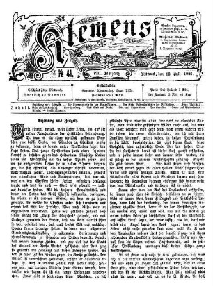 Jahrgang VIII Nr. 41