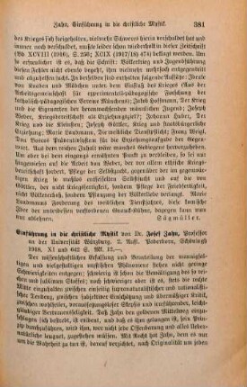 381-382 [Rezension] Zahn, Joseph, Einführung in die christliche Mystik