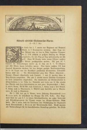 Kämpfe nördlich Châlons-sur-Marne