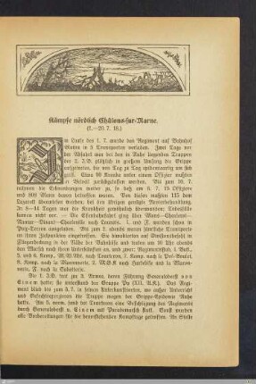 Kämpfe nördlich Châlons-sur-Marne